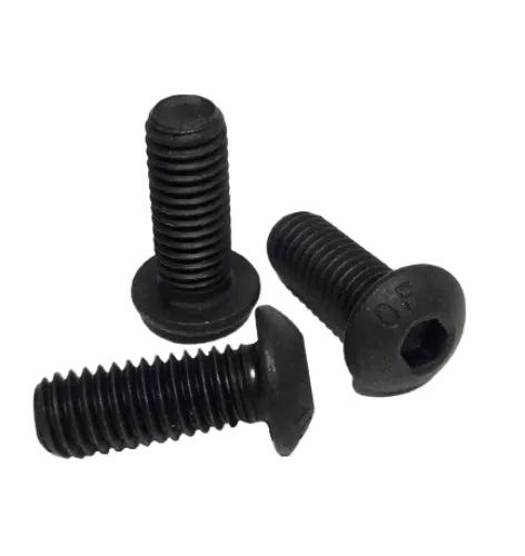 #10-32 x 1-1/2" Button Head Socket Cap Screws Plain Finish QTY 100