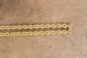 106L KMC X11SL Gold 11 Speed Road Chain 50% Life Remaining 106 Links