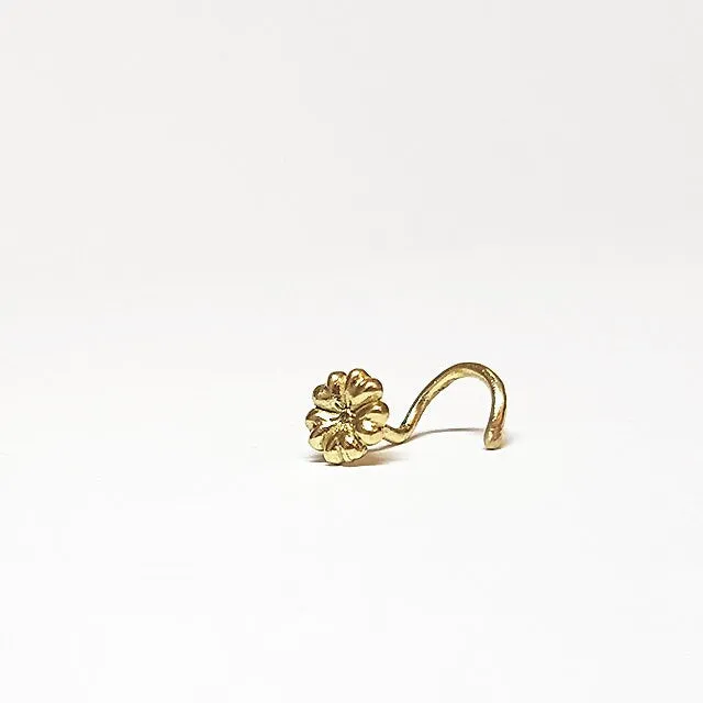 14k Gold Earrings Studs | Queen Of Hearts