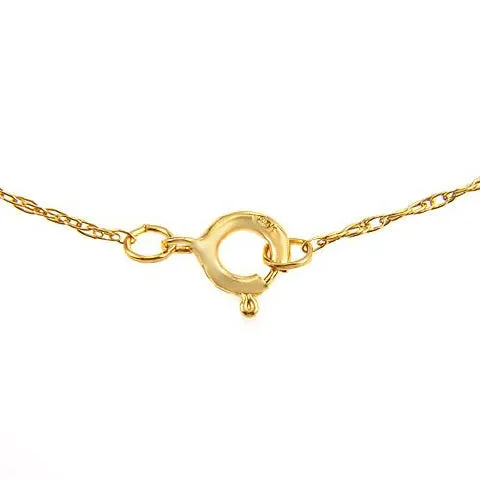 15.8 Carat 14K Solid Yellow Gold Sketch Of Love Ruby Necklace