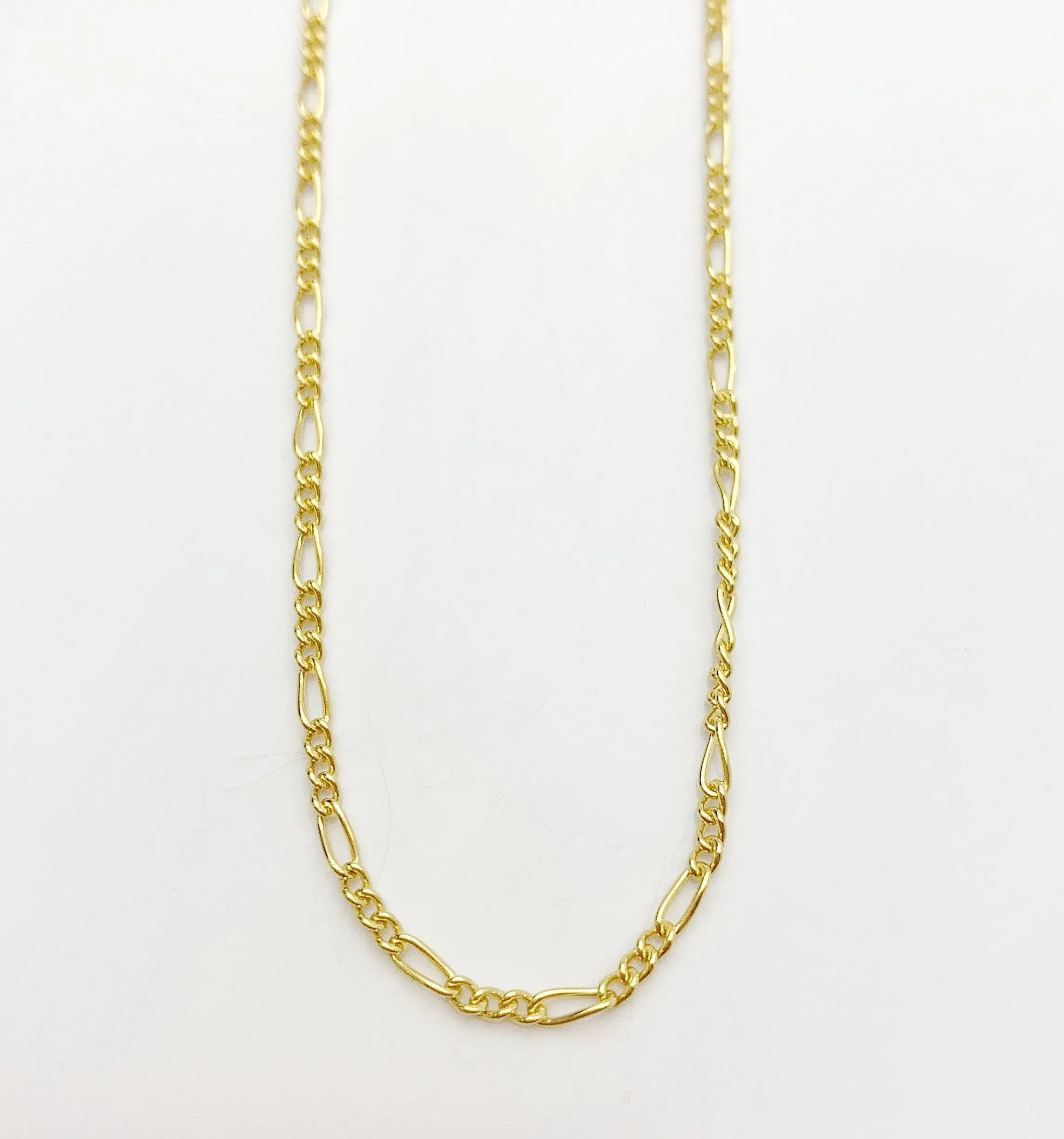 18” 14k Gold Filled Figaro Chain 1.5mm  (S2031CLC-18)