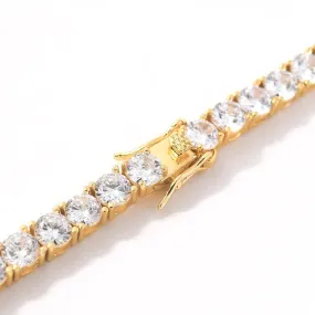 18K Gold-Filled Diamond Tennis bracelet