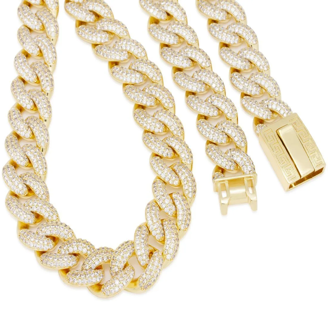 20mm Iced Miami Cuban Chain