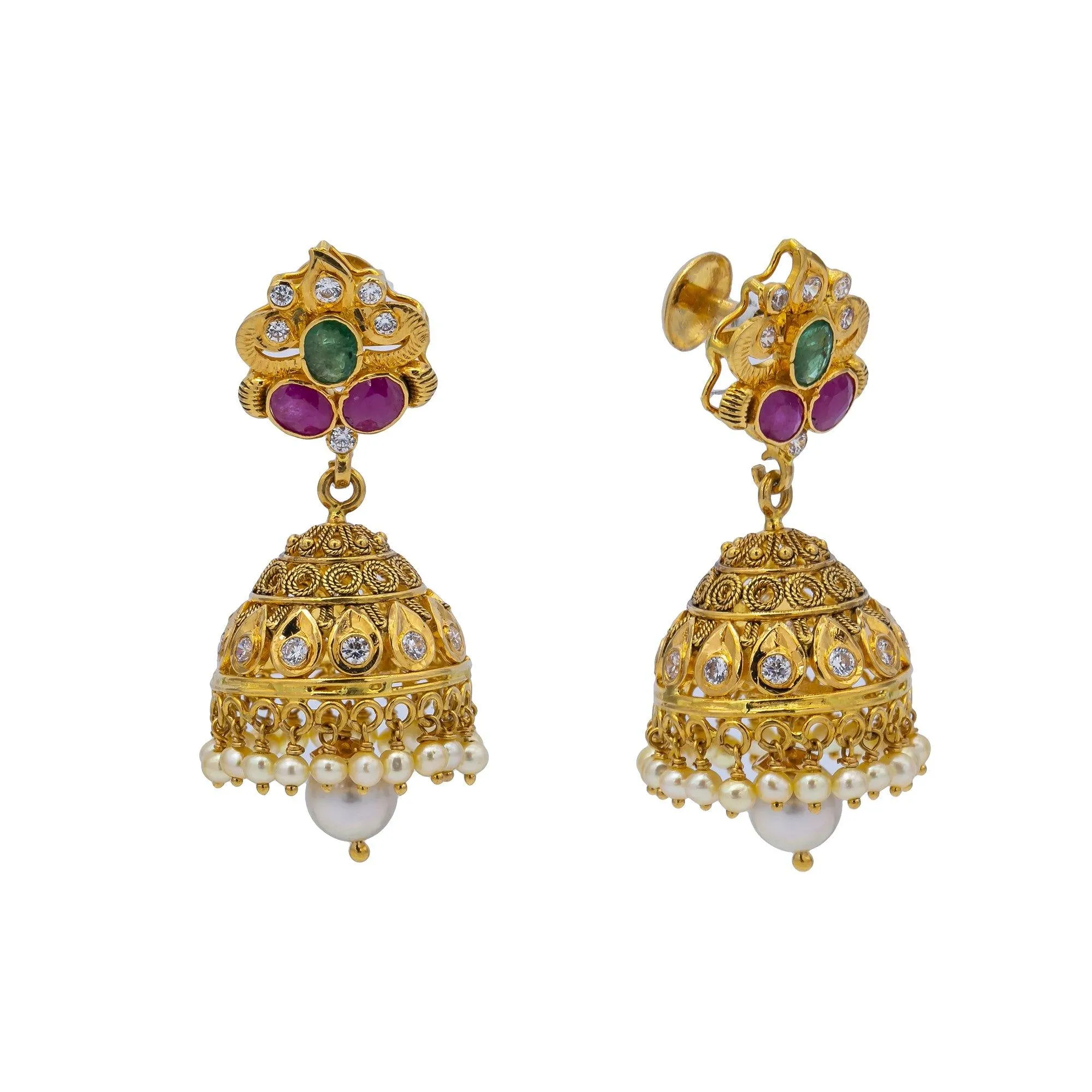 22K Gold Ananya Laxmi Jewelry Set