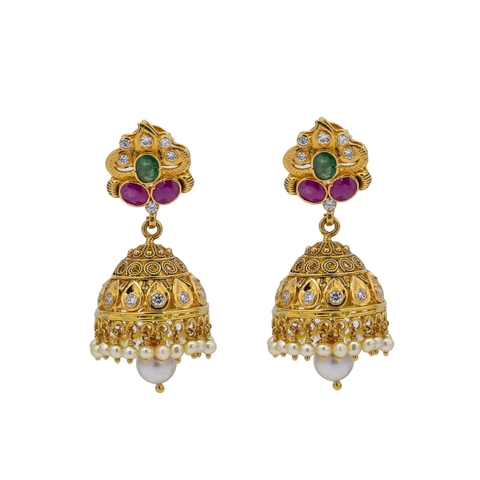 22K Gold Ananya Laxmi Jewelry Set