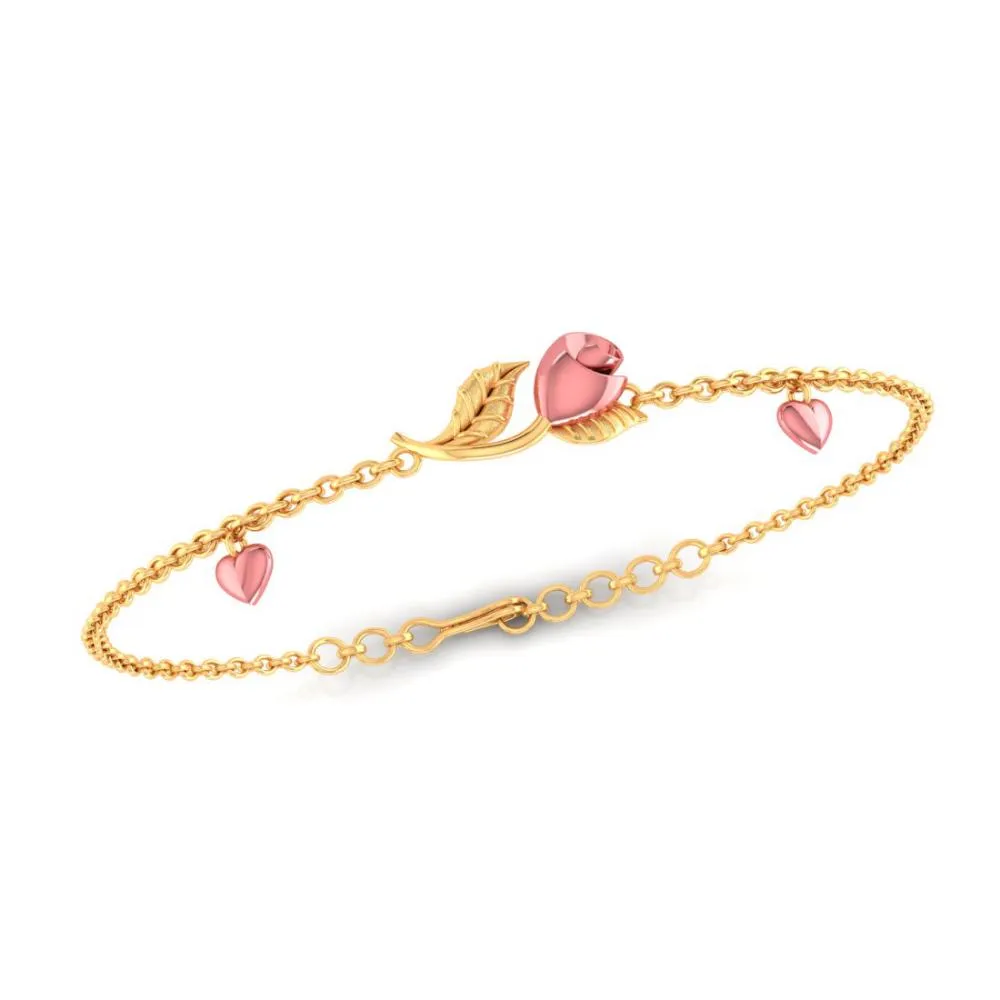 22k Yellow Gold Chain Bracelet