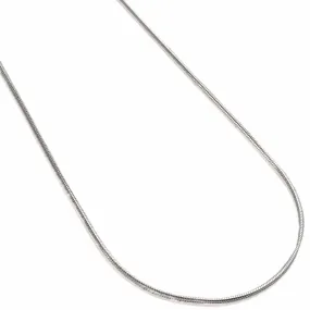 22" Italian Sterling Silver Snake Chain Necklace 1.5mm