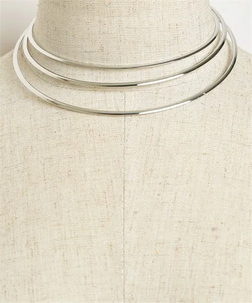 3 layer fashion choker necklace