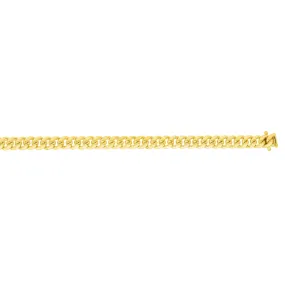 8.5" 14k Yellow Gold 6.14mm Miami Cuban Link Bracelet