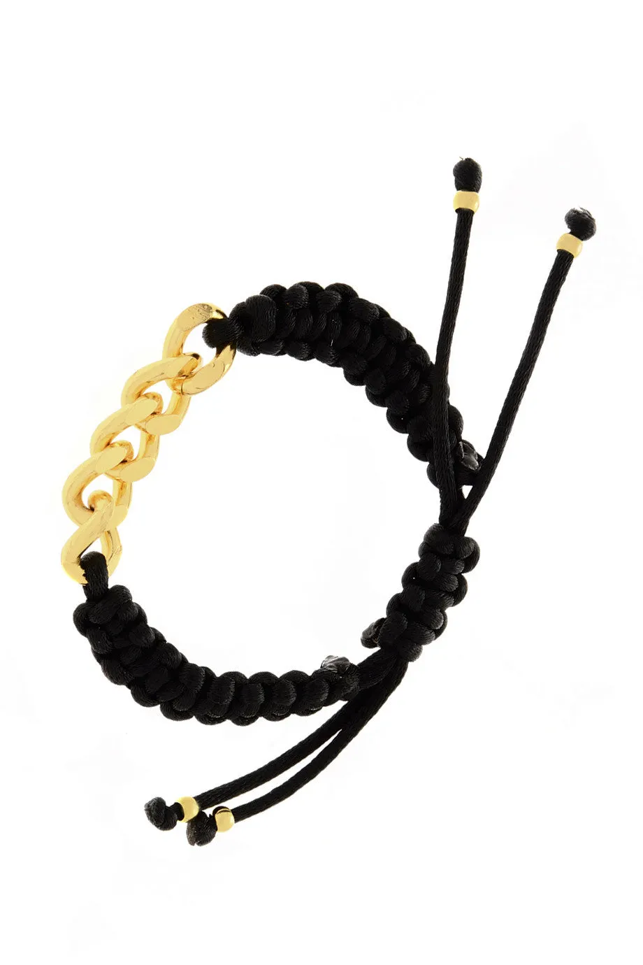 ALBERTO GALLETI NOEMI Black Chain Bracelet