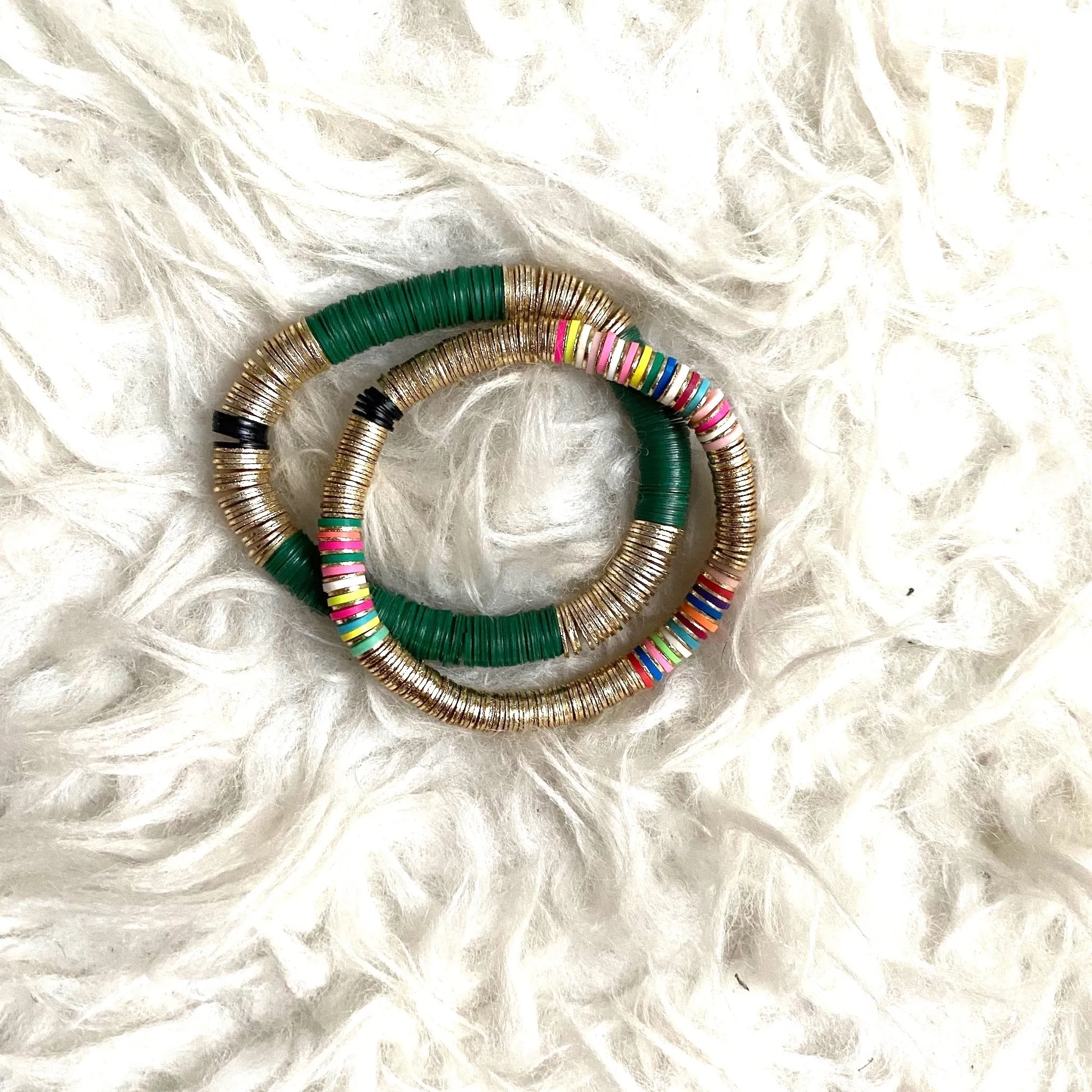 Allie   Bess Bracelet Set (including the Shak and Hunter Green)