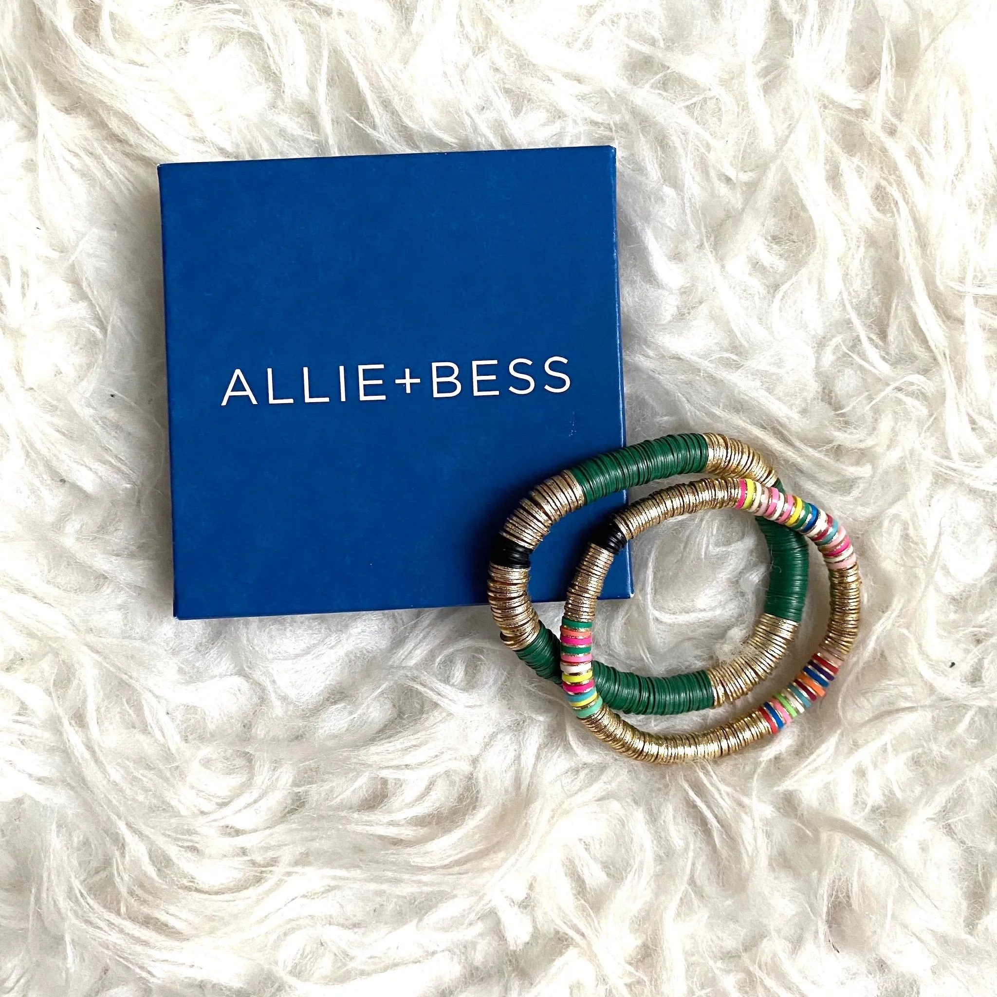 Allie   Bess Bracelet Set (including the Shak and Hunter Green)