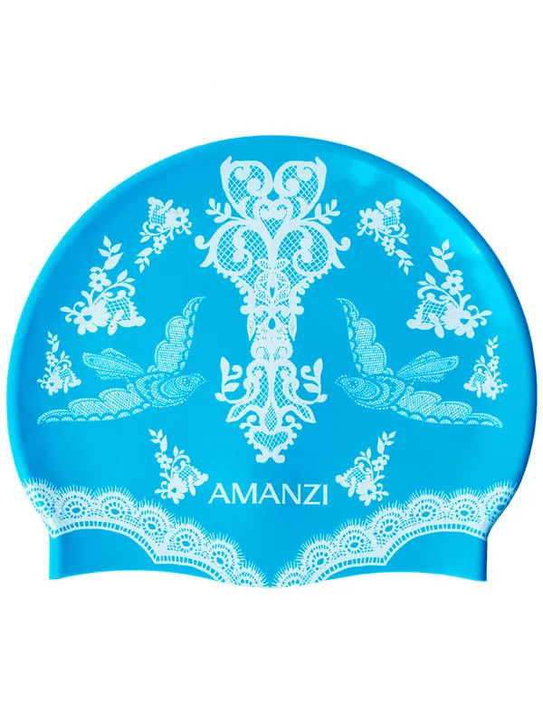 Amanzi Bluebirds Silicone Swim Cap