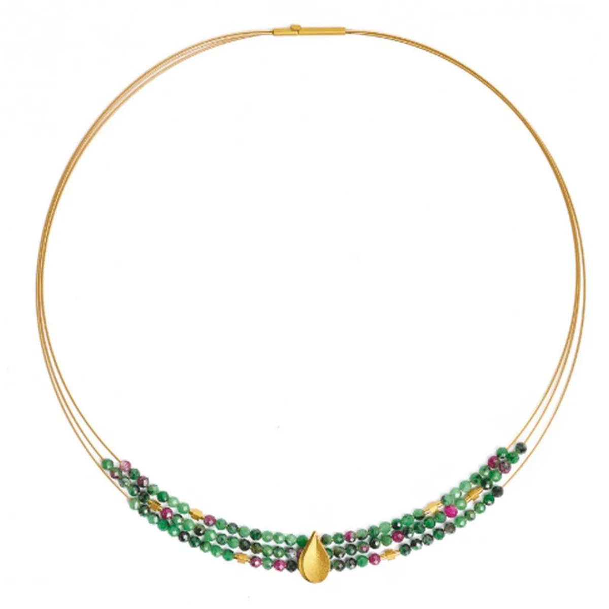 Aquinsa Ruby Zoisite Necklace - 84123086