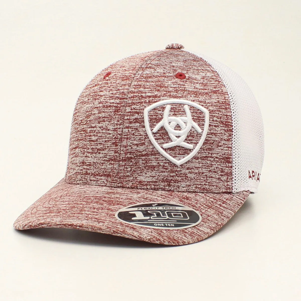 Ariat Logo FlexFit 110 Snap Back Maroon Cap