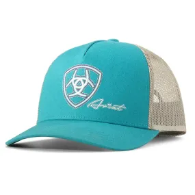 Ariat Shield Signature (Turquoise) - Women's Trucker Cap