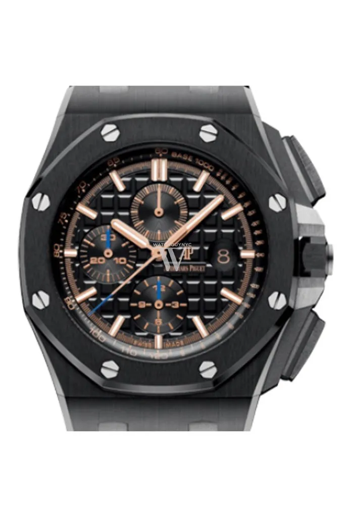 Audemars Piguet Royal Oak Offshore Black Chronograph Dial Ceramic Watch 26405CE.OO.A002CA.02