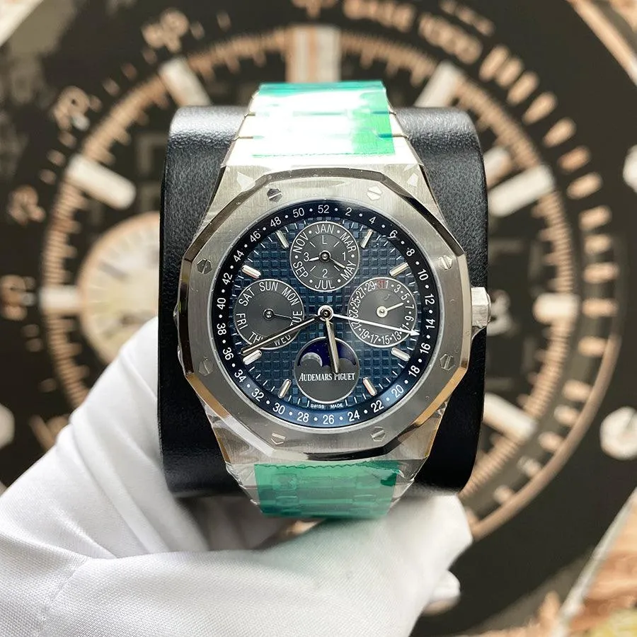 Audemars Piguet Royal Oak Perpetual Calendar 41mm 26574TI.OO.1220TI.01 Blue/Grey Dial