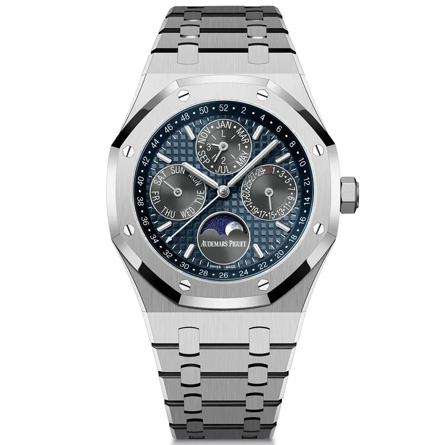 Audemars Piguet Royal Oak Perpetual Calendar 41mm 26574TI.OO.1220TI.01 Blue/Grey Dial