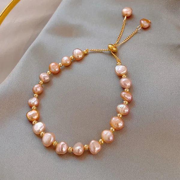 Baroque Faux Pearl Bracelet 巴洛克人造珍珠手鍊 (KJBR16030)