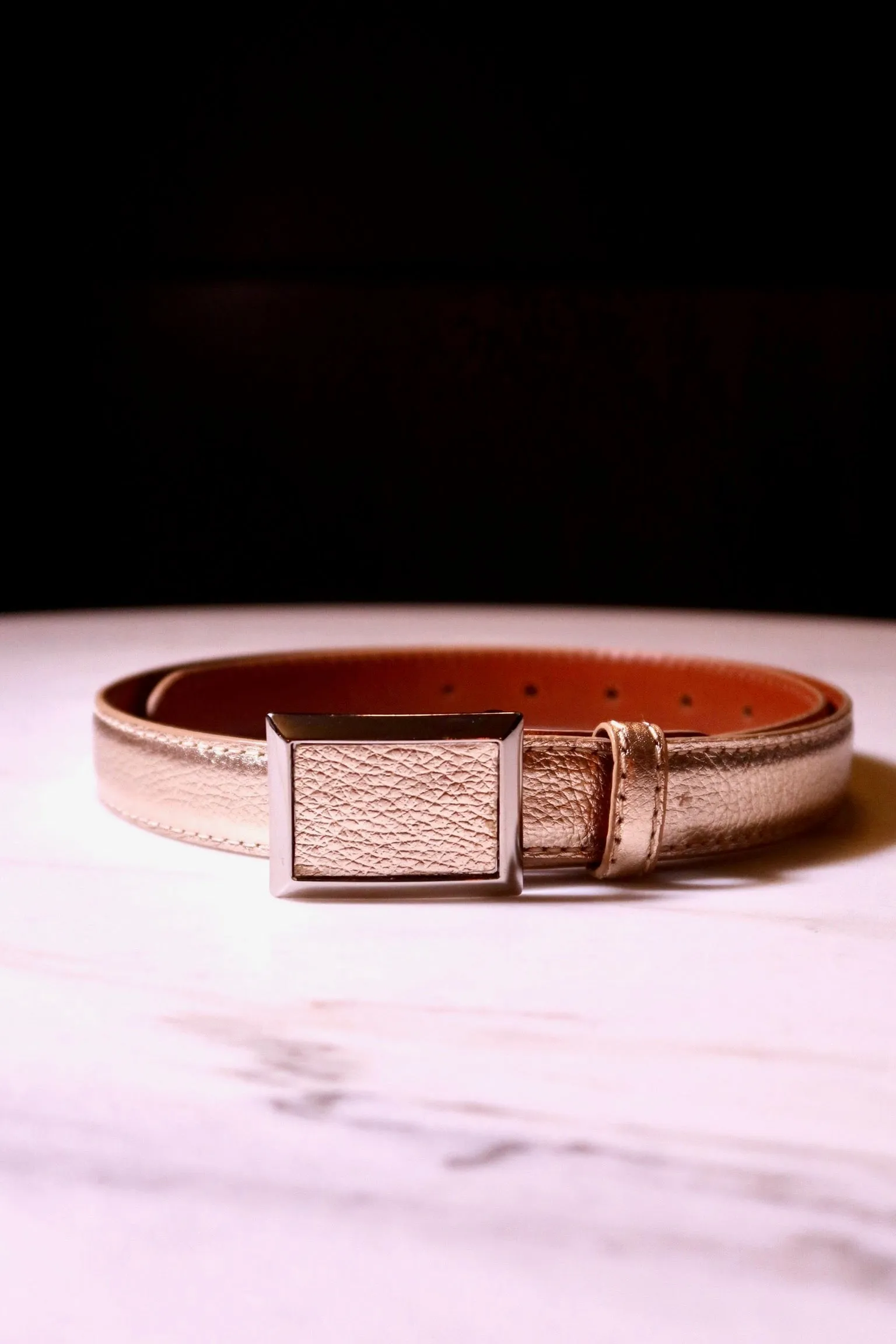 Belt - Italian Pebble Chocolate Brown