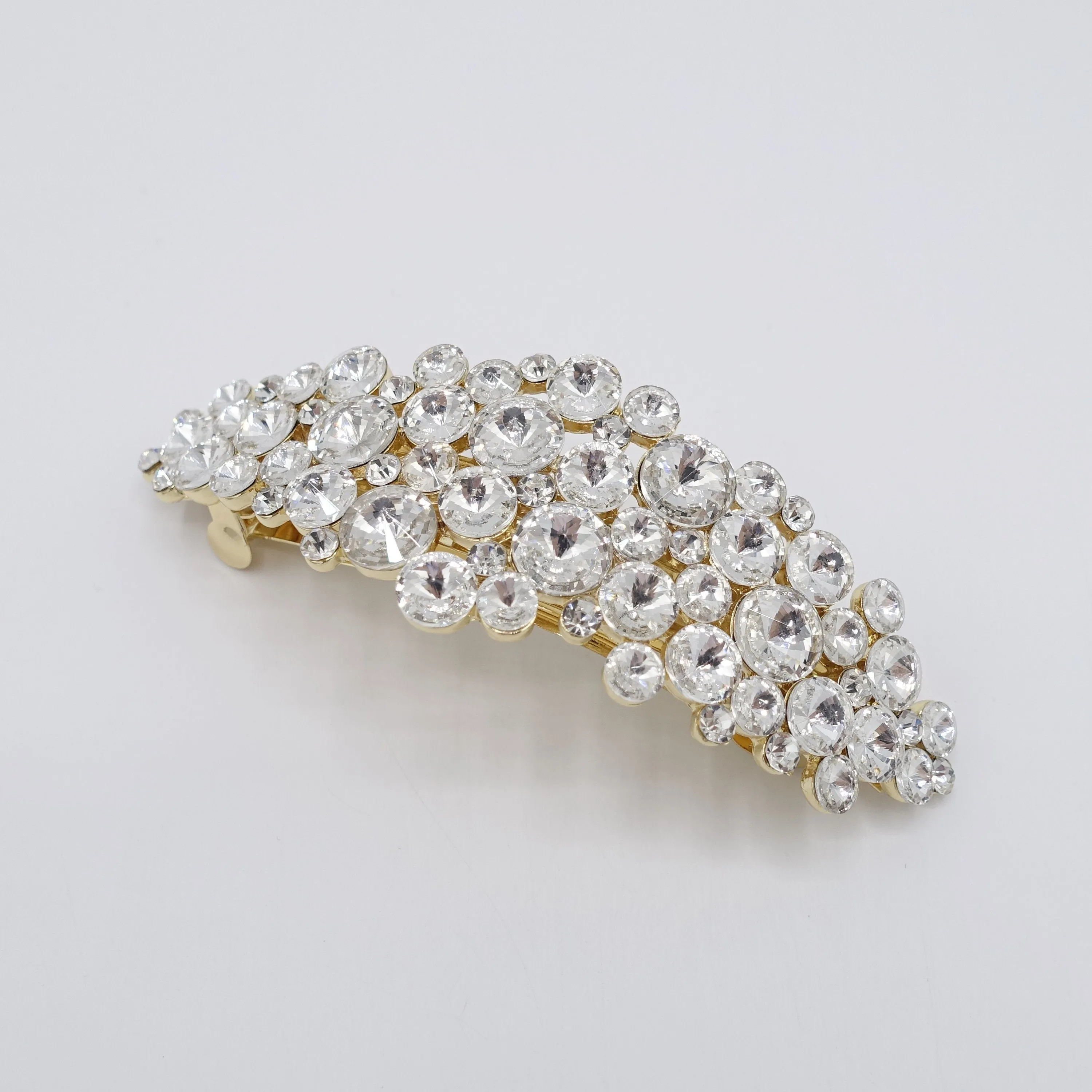 big rhinestone hair barrette,bling hair barrette for women