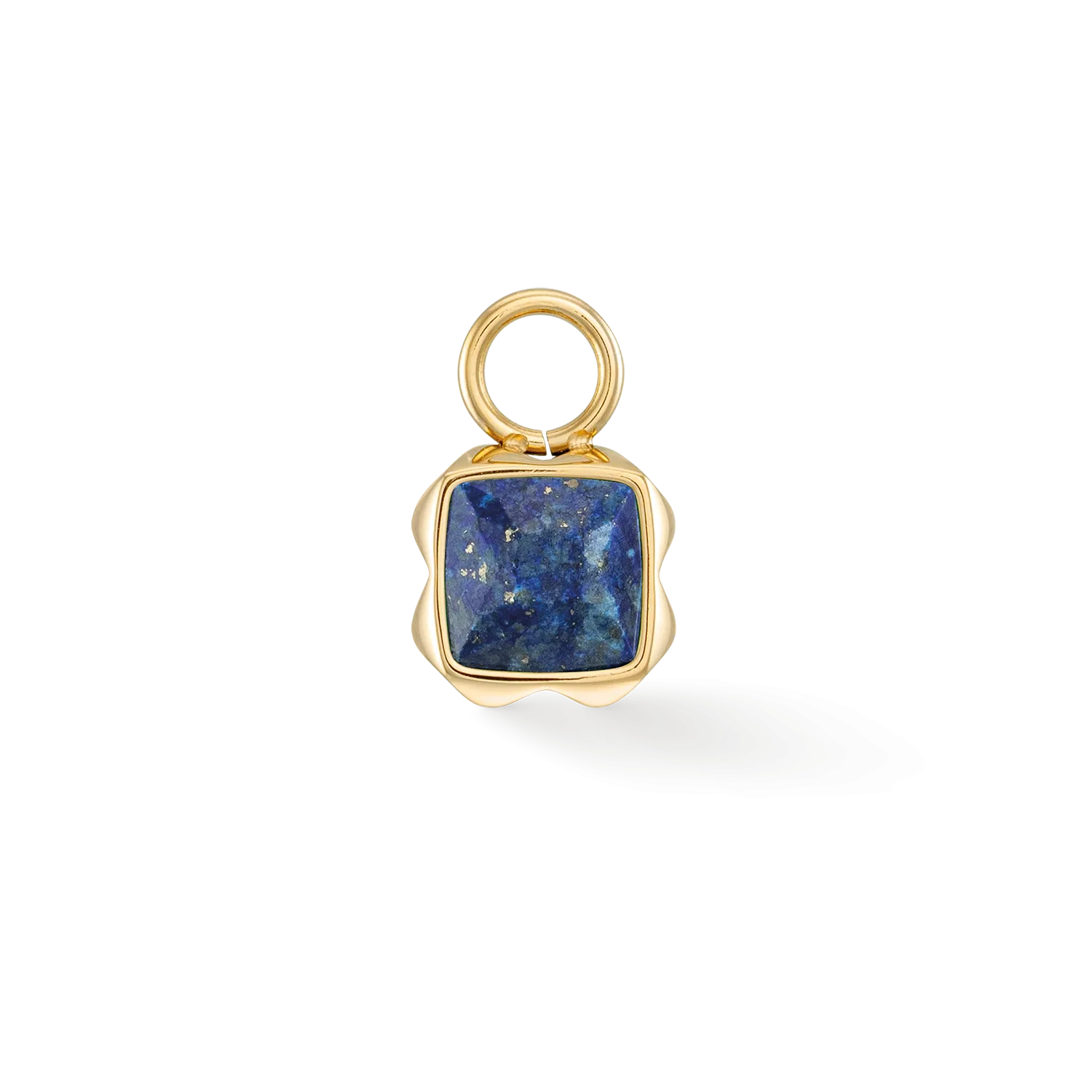 Birthstone September Charm Lapis Lazuli Gold