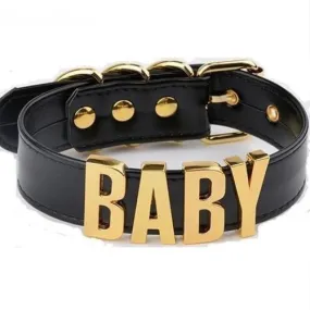 Black Gold Baby Collar