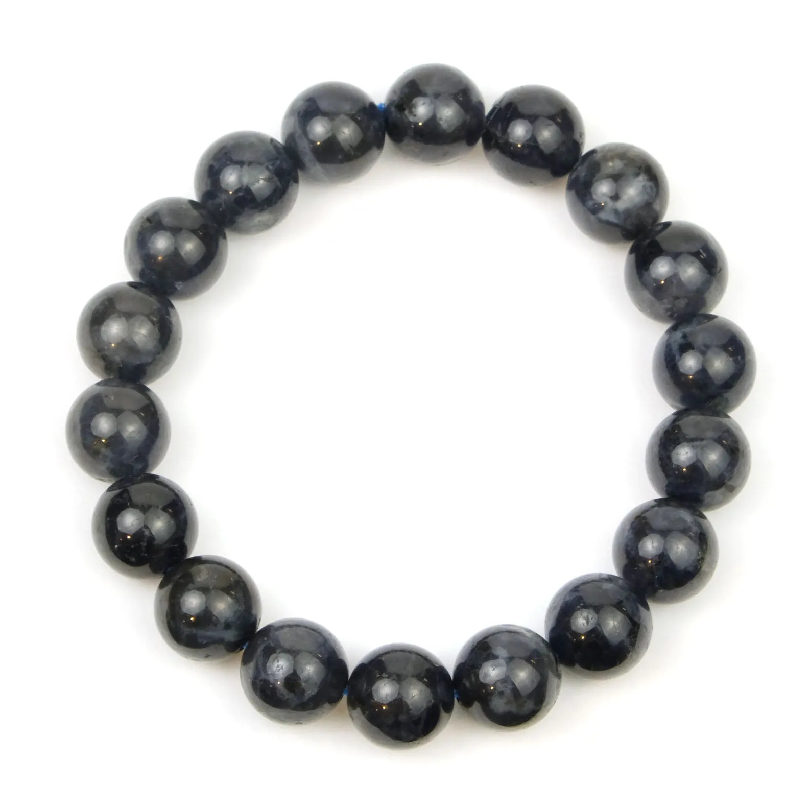 Black Tanzanite Stretch Bracelet 11mm