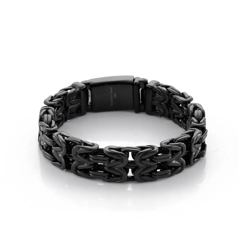 Bold Vibe Titanium Steel Bracelet for Men