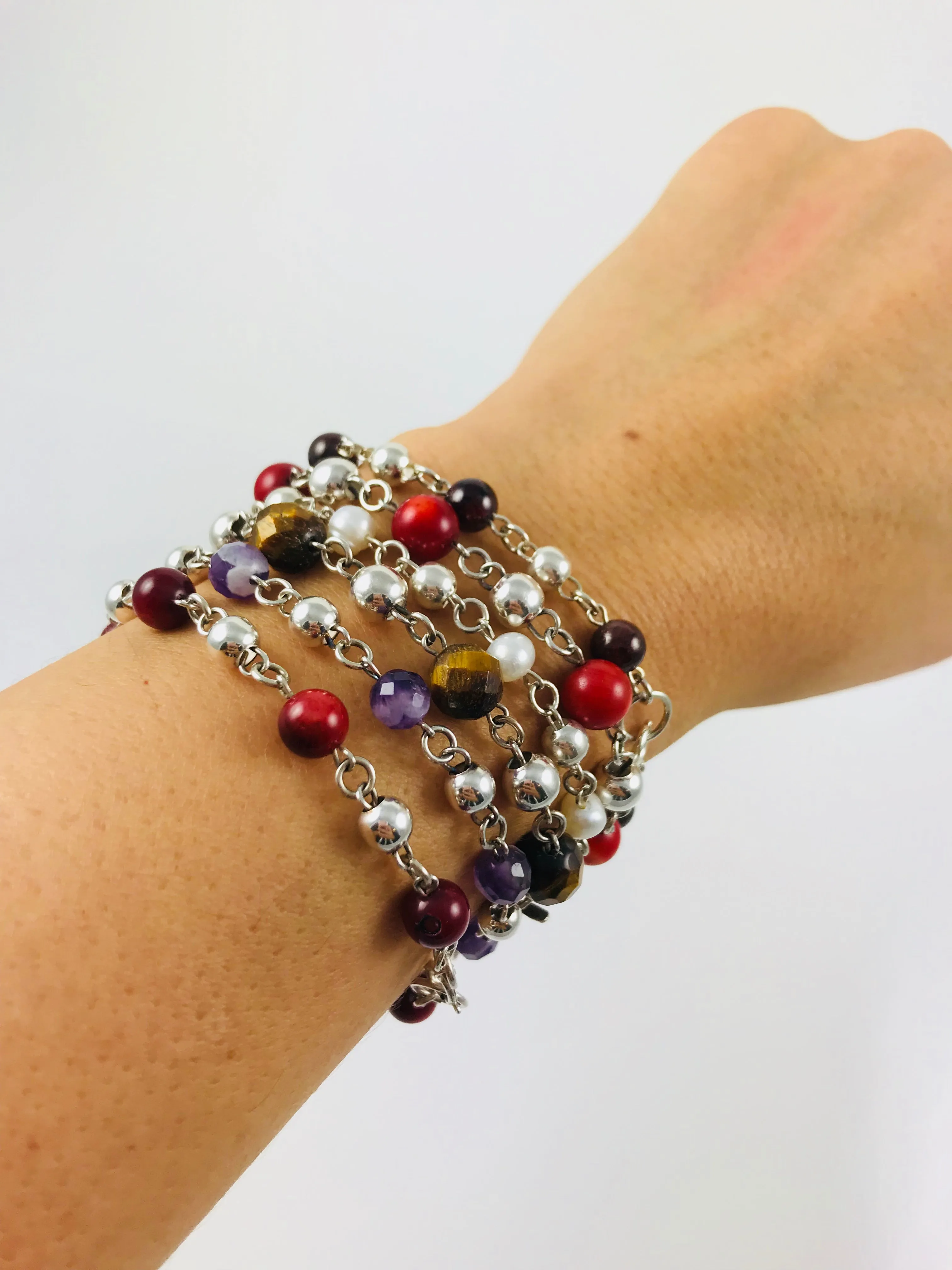 Bolitas Gemstones Bracelet - Carnelian