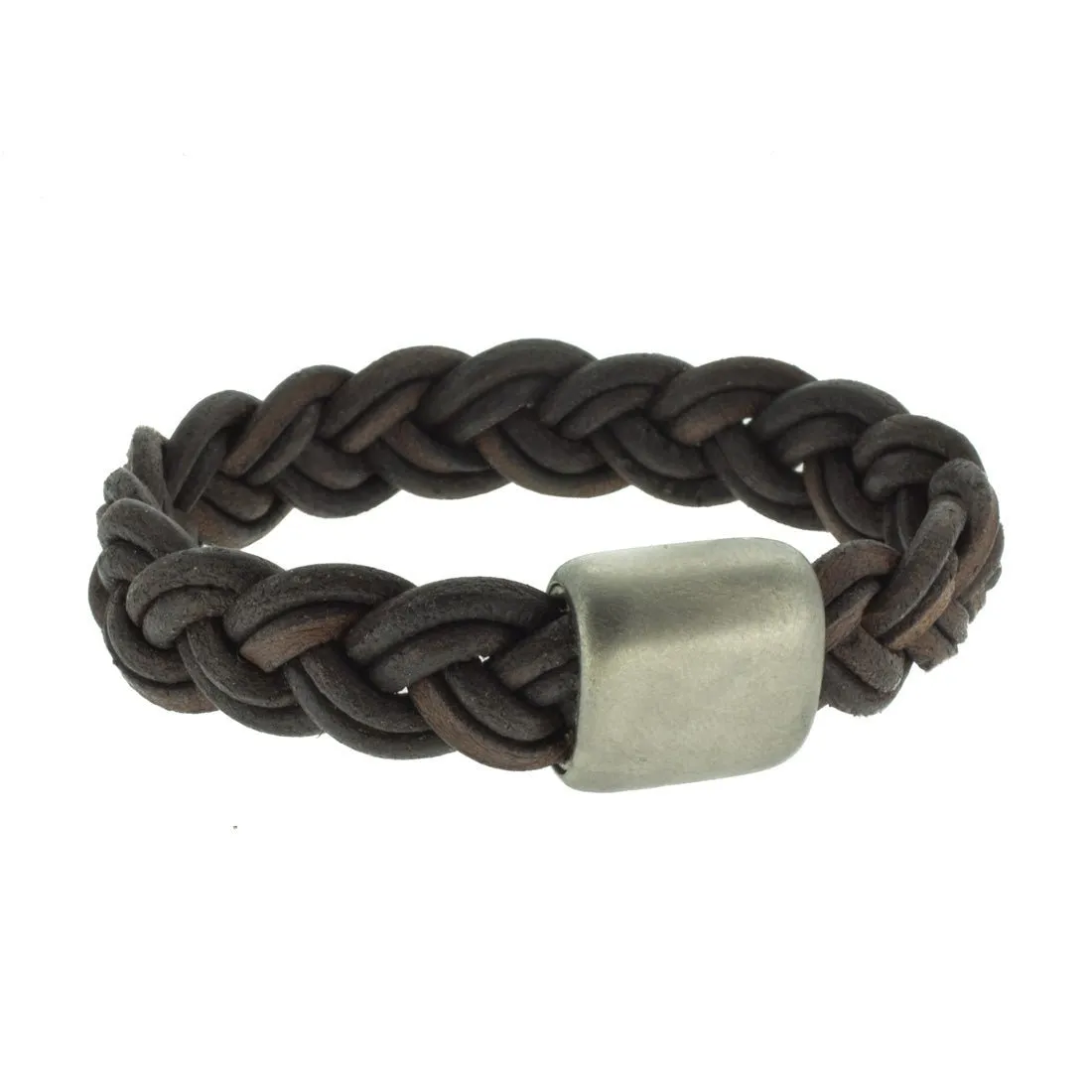 Bracelet Leather Mat Brown