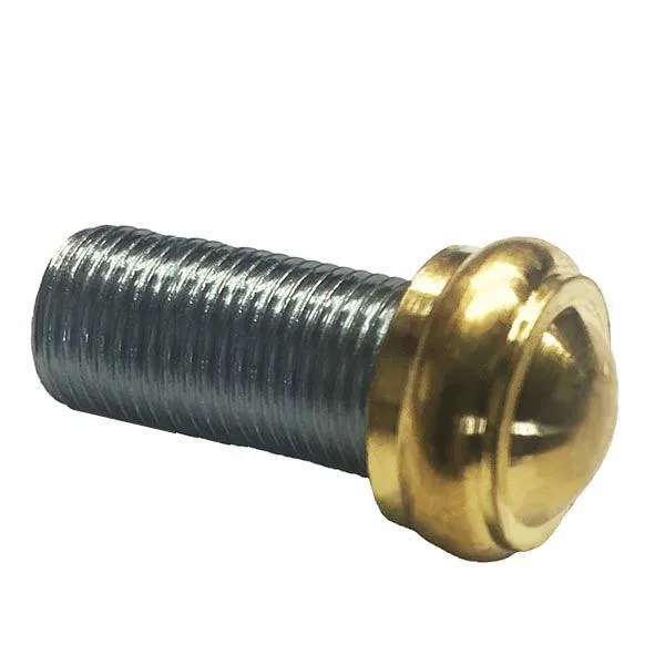 Brass Cap Nuts with 2-1/4inch Threaded Stem