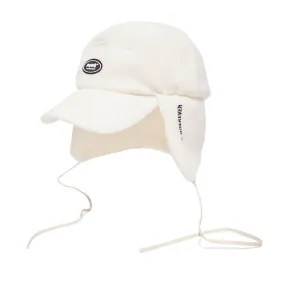 BSW FLEECE EARFLAP CAP WHITE