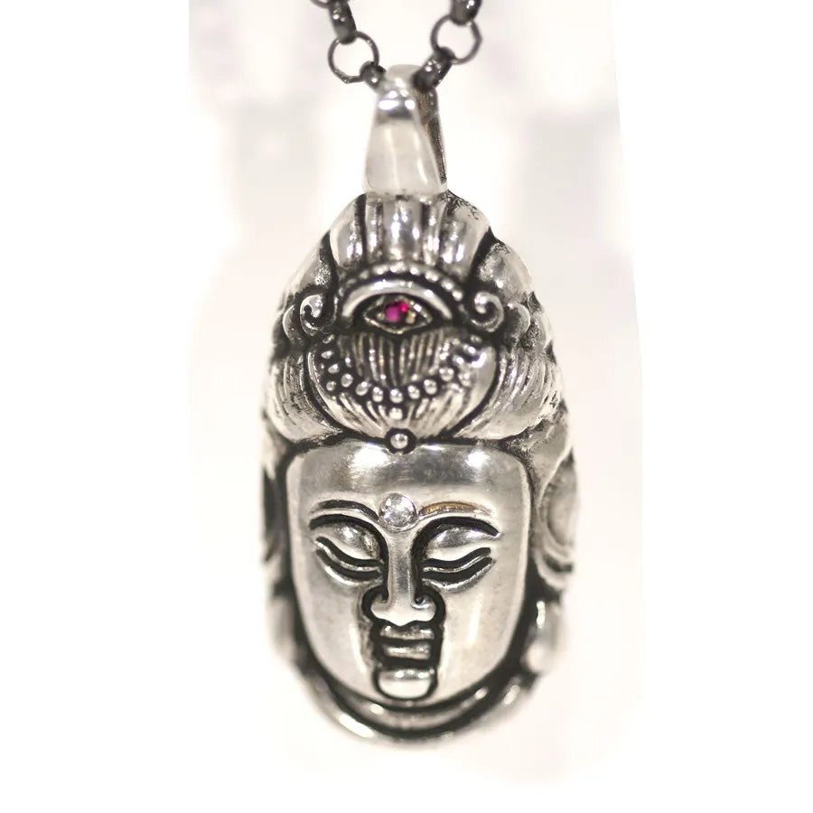 'Buddha of Compassion' Sterling Silver