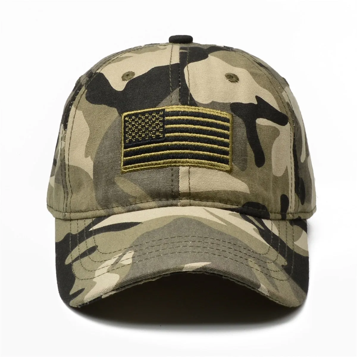 Camouflage Men's Caps Outdoor Military Women's Baseball Cap Flag Camo Army Hat Snapback Adjustable Gorras Hombre