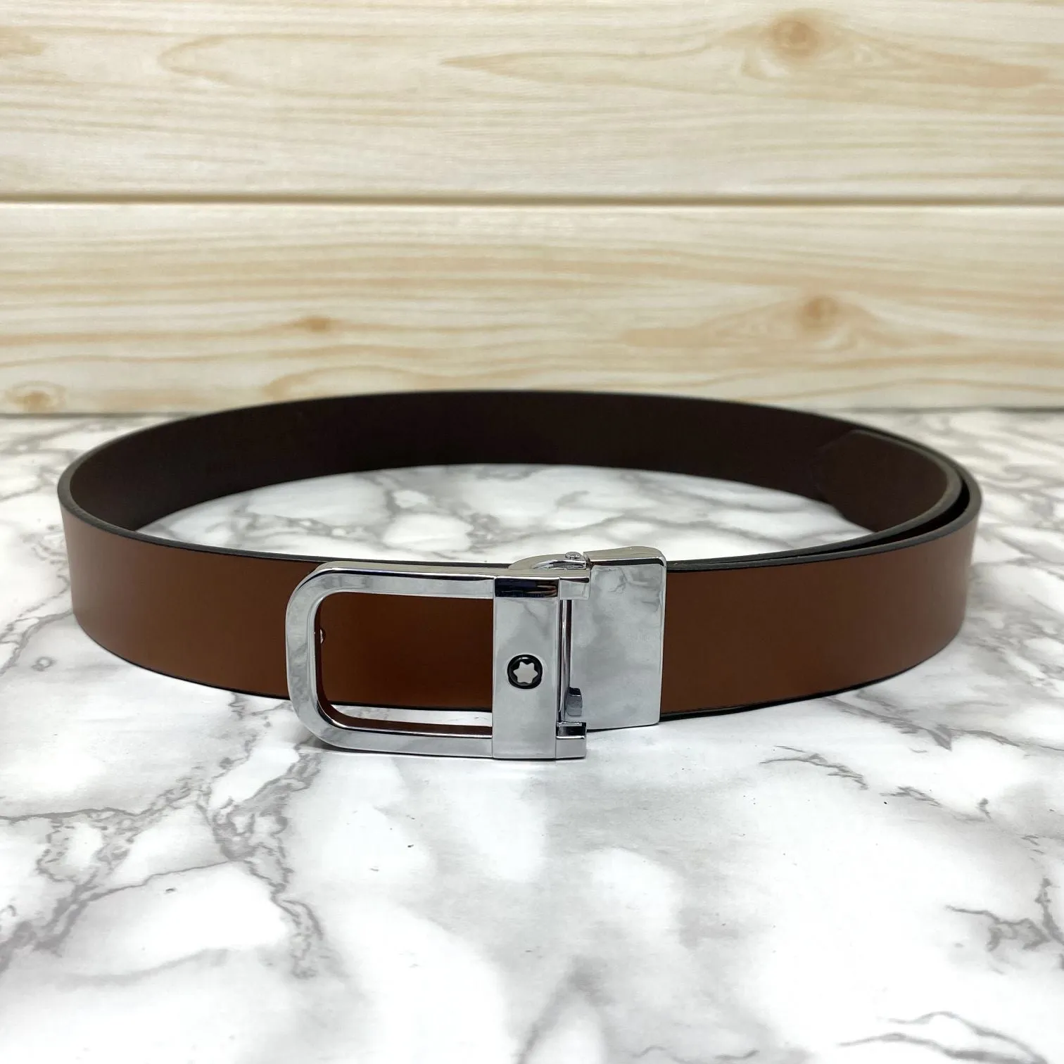 Casual U-Shape Leather Strap Belt For Men-JonasParamount