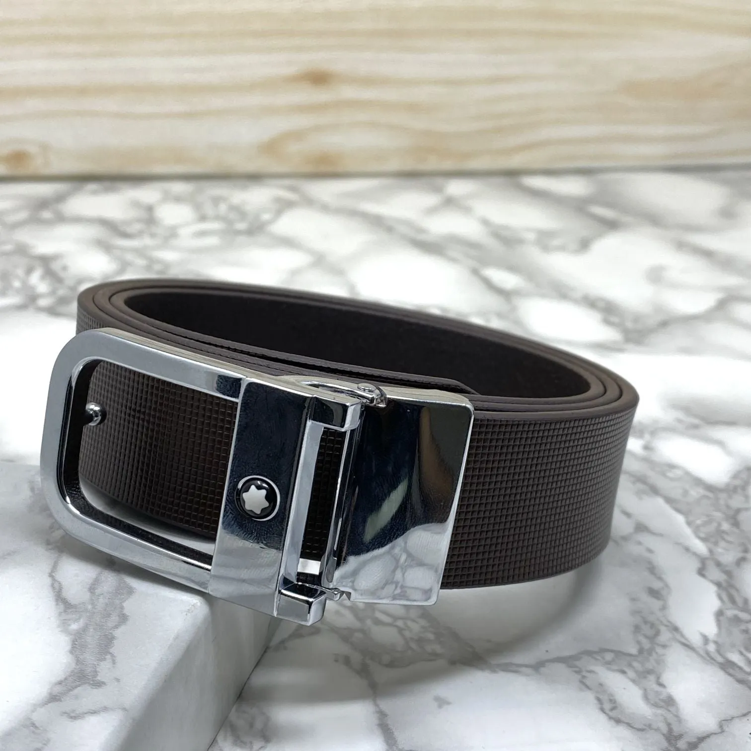 Casual U-Shape Leather Strap Belt For Men-JonasParamount