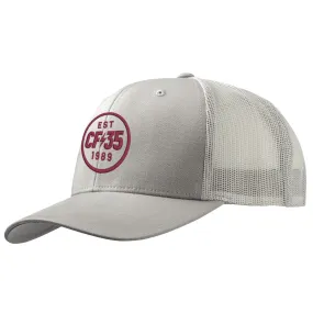 Centreforce Trucker - Silver & Maroon