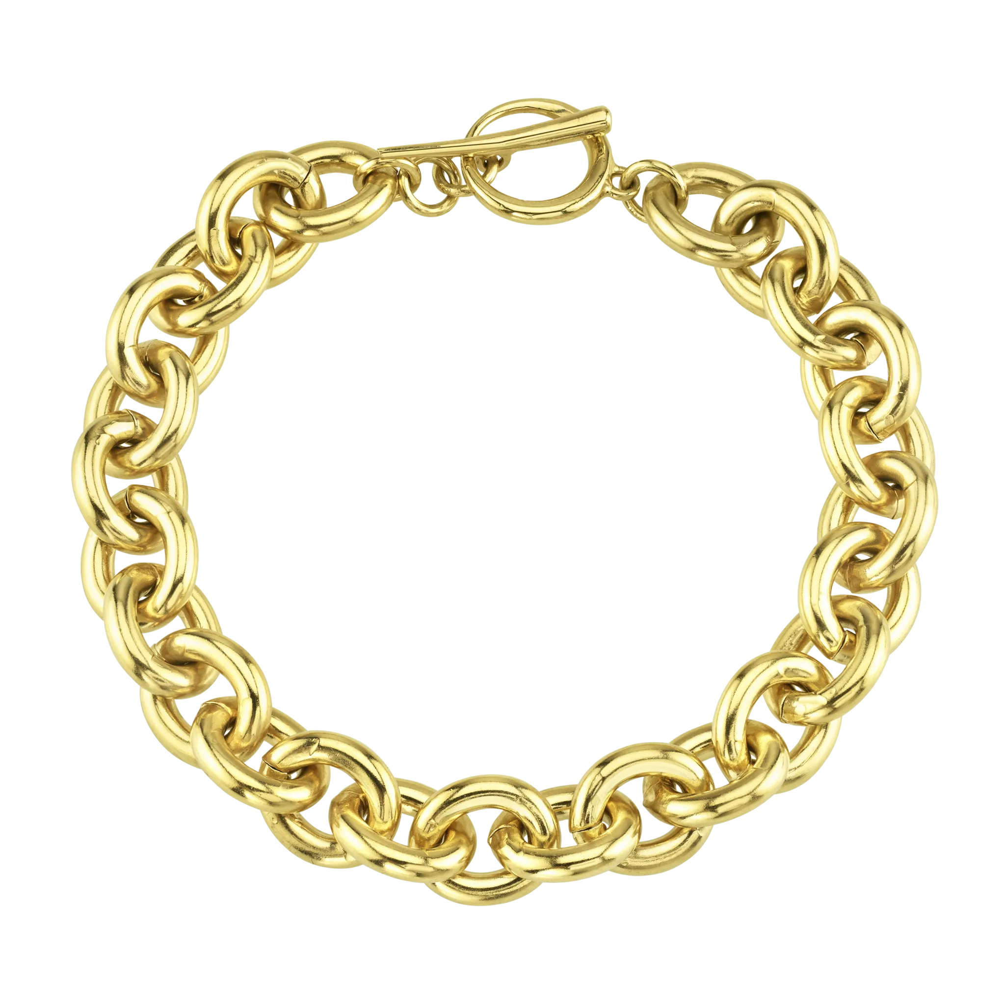 Chain Bracelet with Tusk Clasp