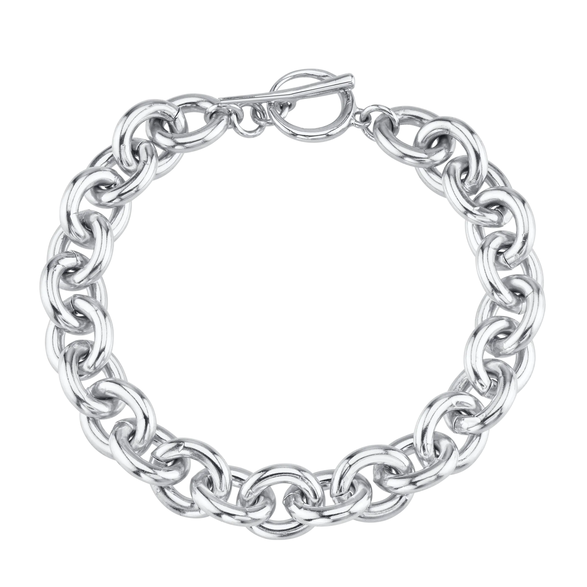 Chain Bracelet with Tusk Clasp