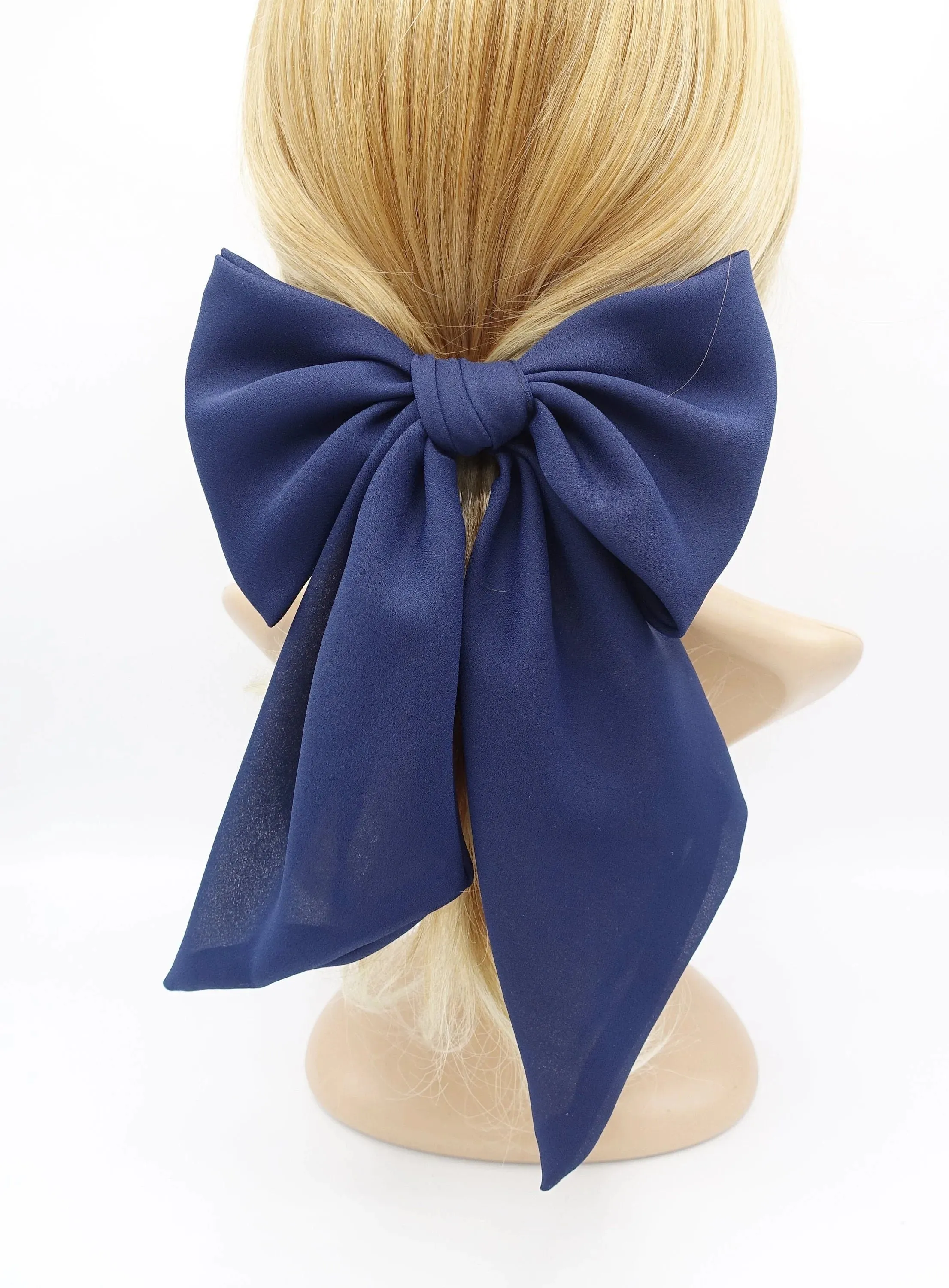 chiffon giant hair bow for women