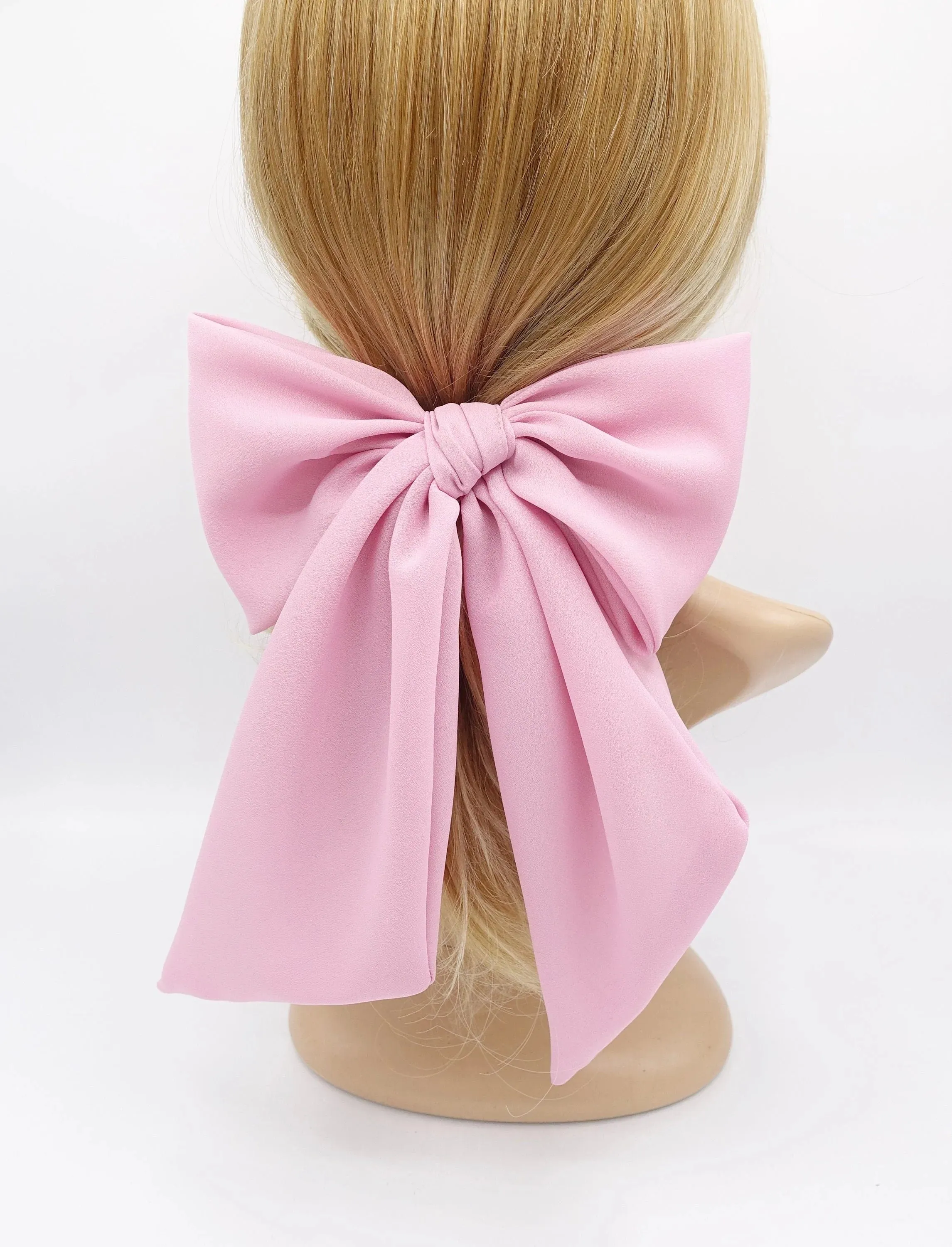 chiffon giant hair bow for women