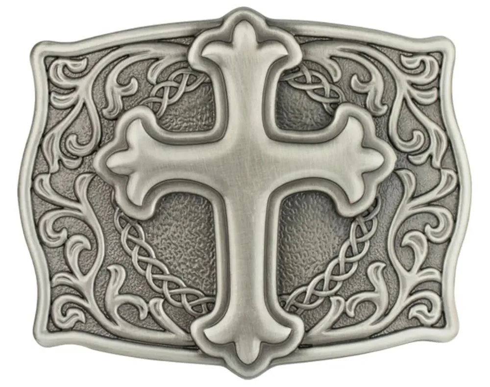 Cross Trophy Belt Buckle