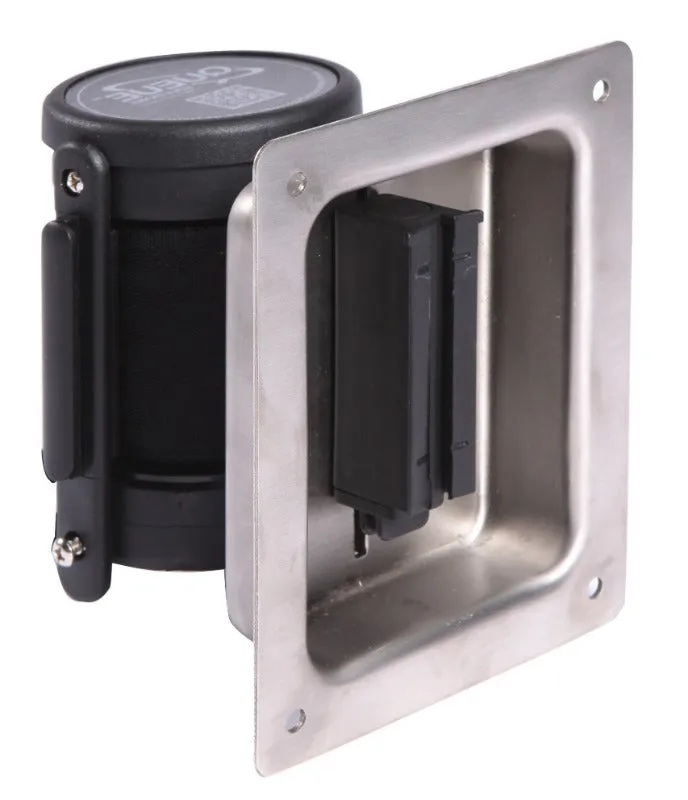 Crowd Control WallPro Recessed Retractable Belt Unit