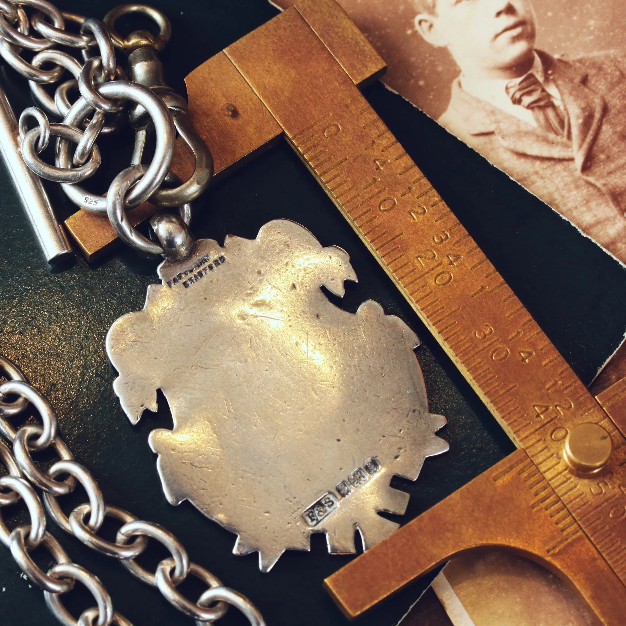 Date 1906 Fattrorini & Co Silver Shield Medal