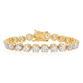 Diamond Buttercup Tennis Bracelet 4mm