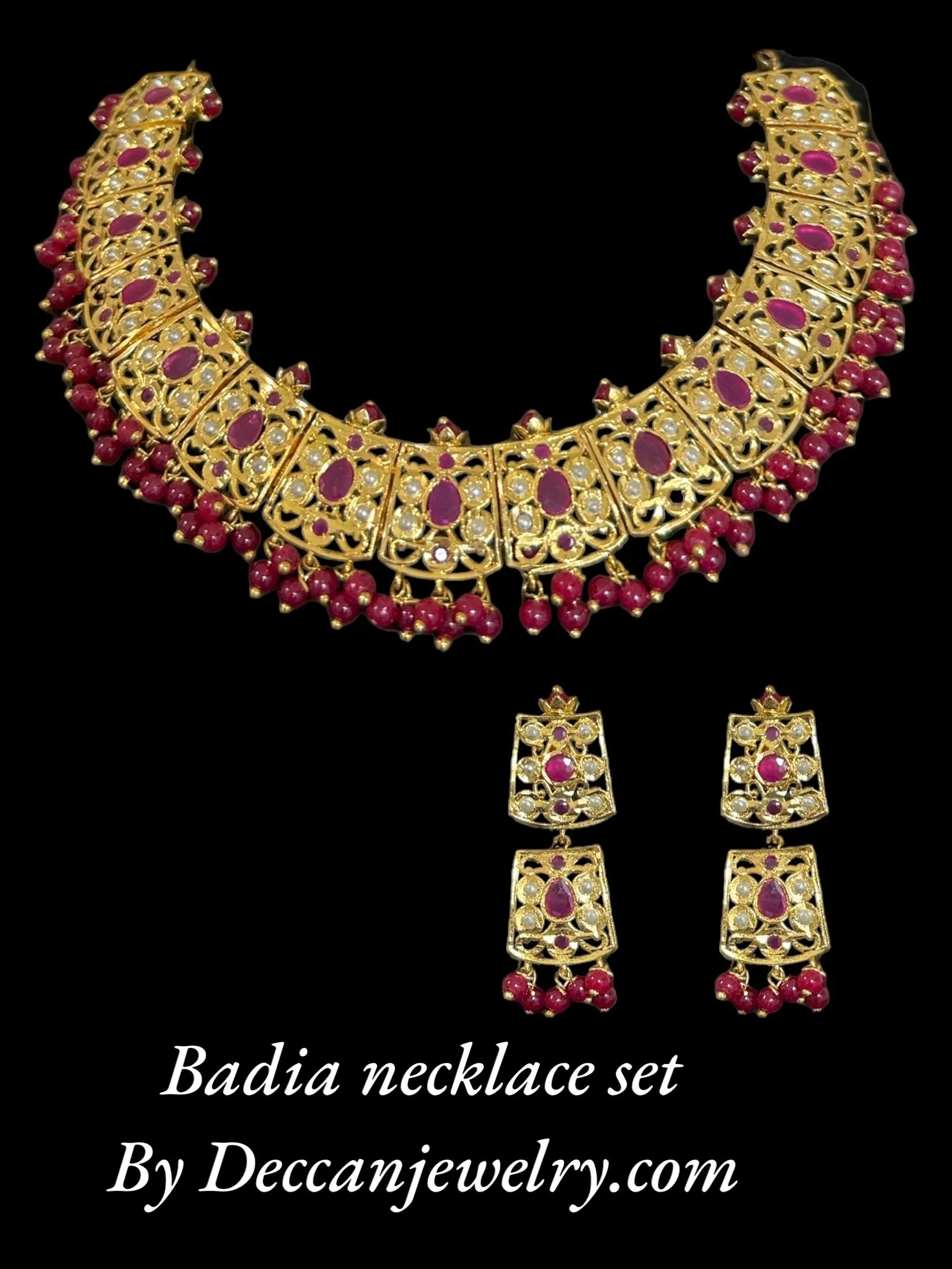 DNS106 Badia in ruby  ( READY TO SHIP  )