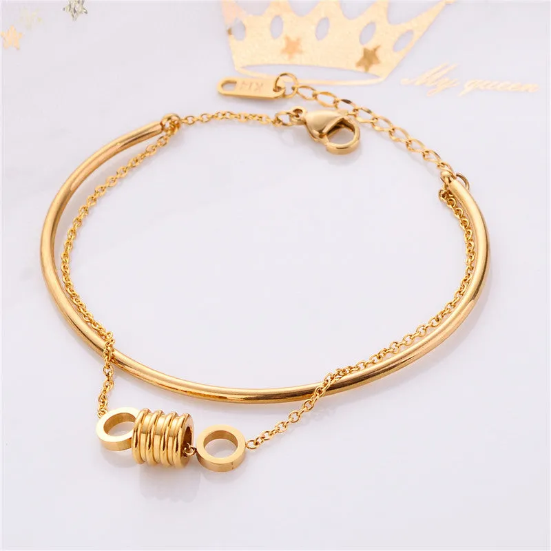 Double Layer Dynamic Waist Bracelet