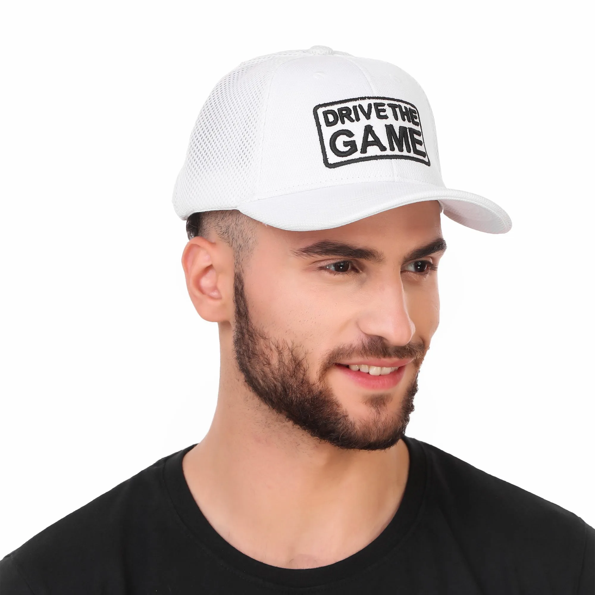 Drive the Game Cap White - Ultimate Comfort and Style for Every Athlete